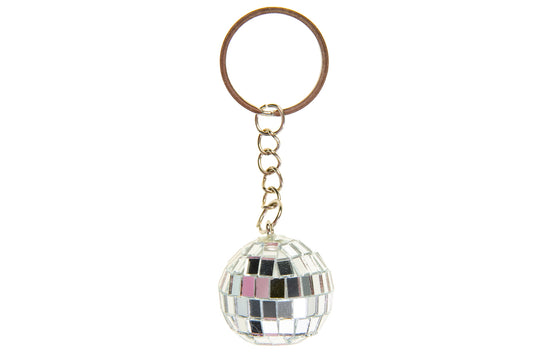 SLEUTELHANGER DISCOBAL ZILVER