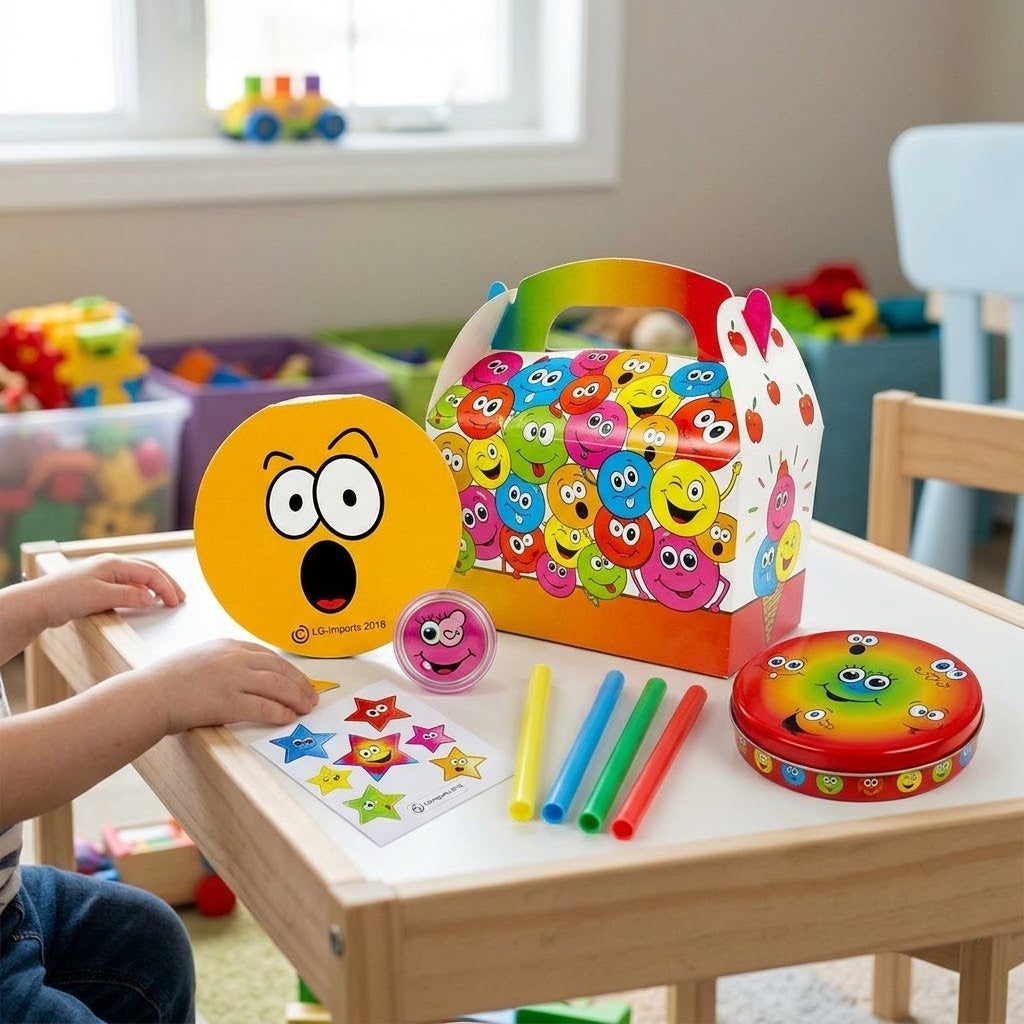 Emoji Emotions Surprise Box Party Favours - lifestyle photo