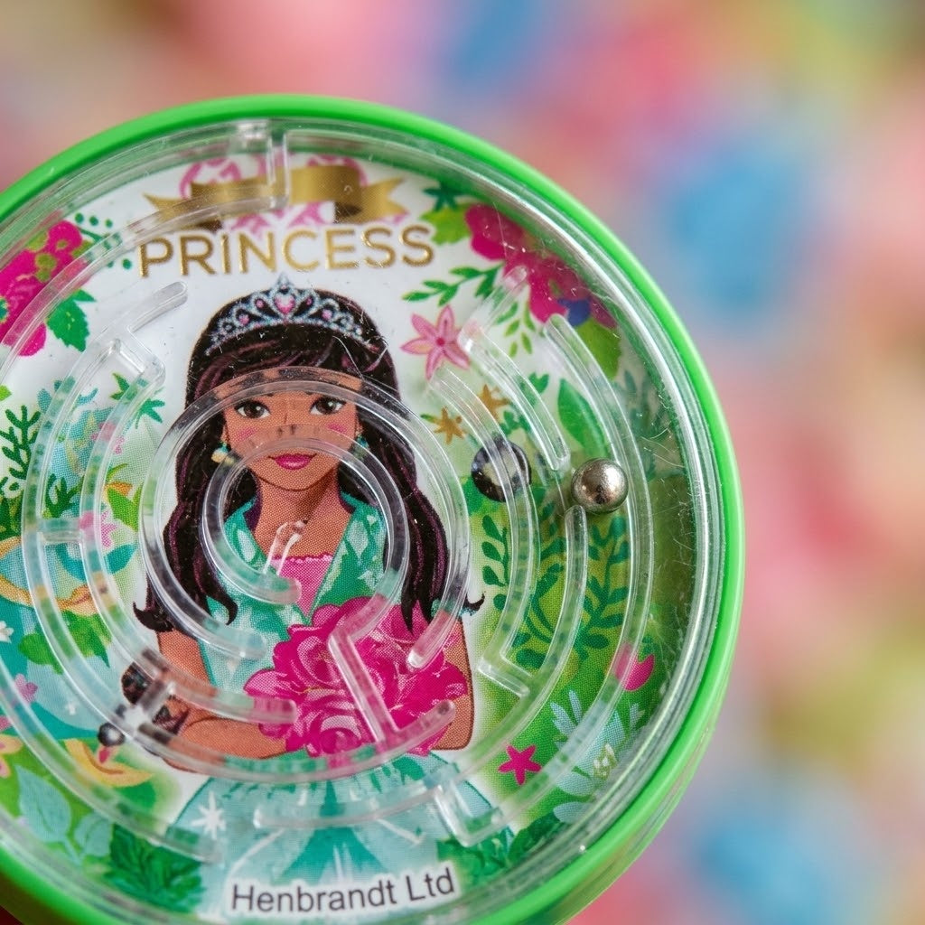 Princess Maze Puzzle Game Mini Ball Labyrinth - close-up