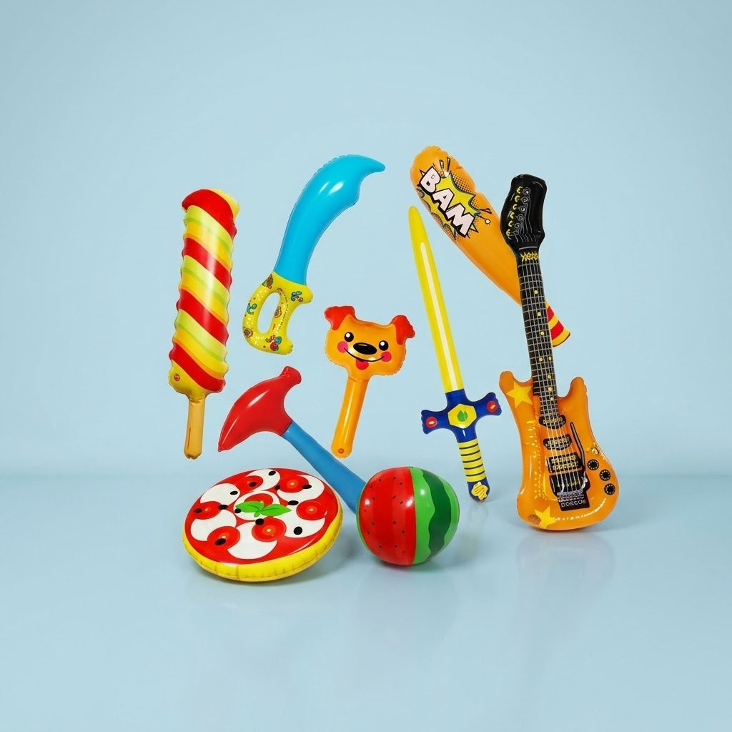 Inflatable Toys Assorted Mix Blow Up Toys - studio photo