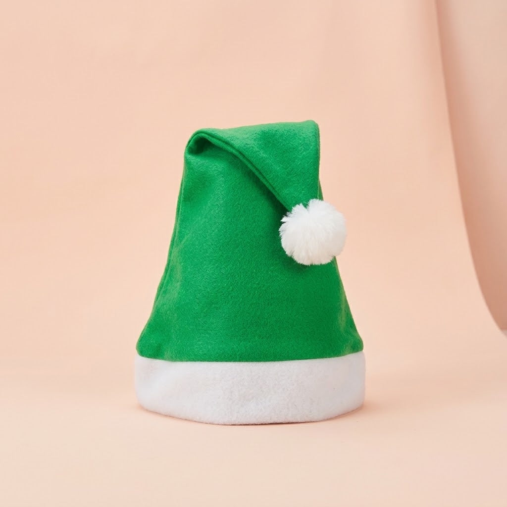 Kids' Felt Santa Hat Christmas Dress-Up - studio photo