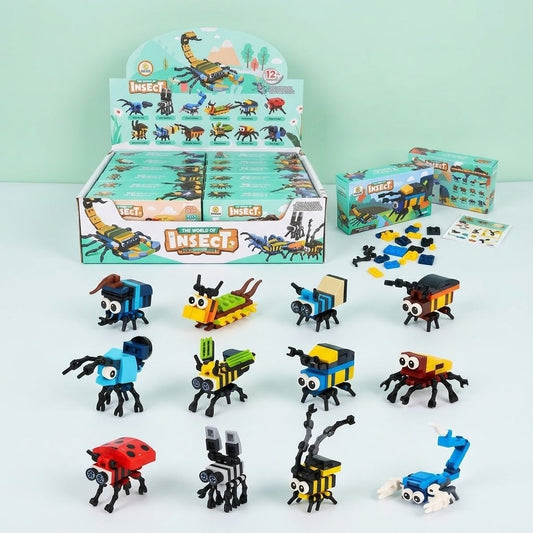 Insect Compatible Building Bricks Boxed Mini Set - studio photo