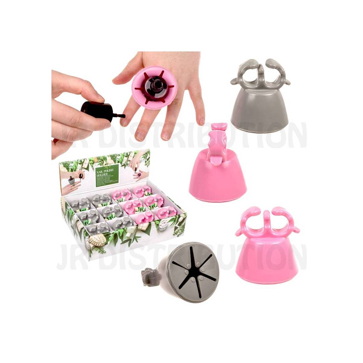 Ring-Style Nail Polish Holder