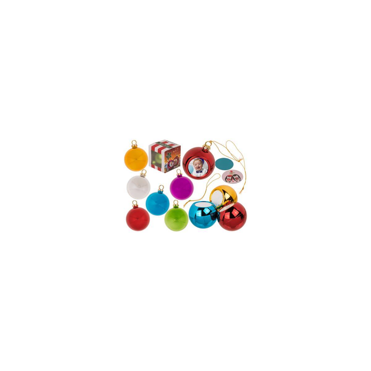 Christmas Ornament for Photo Portrait, Large (Ø6cm)