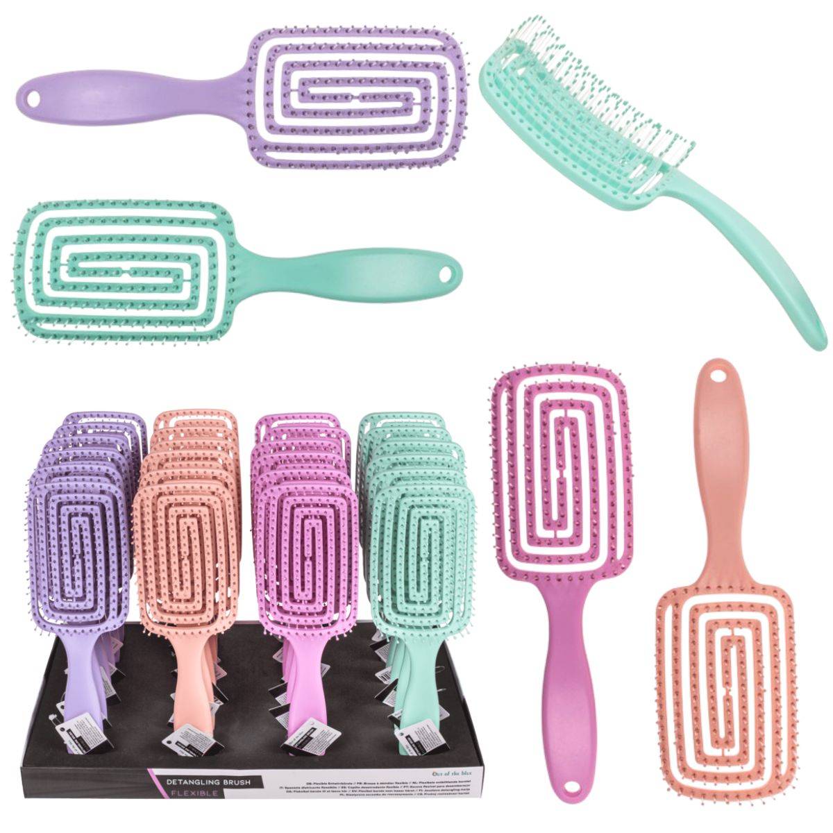 Flexible Hairbrush