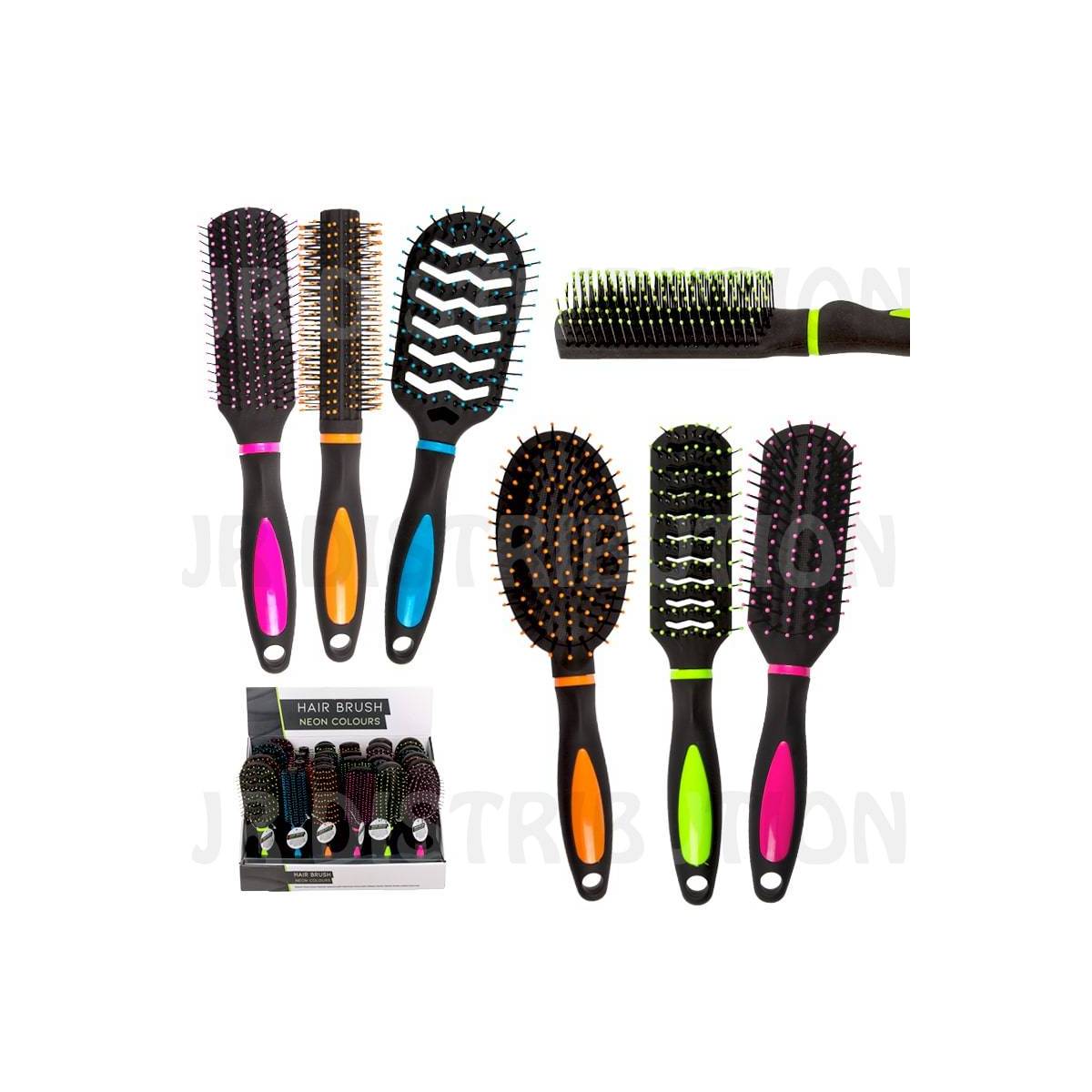Neon Hairbrush