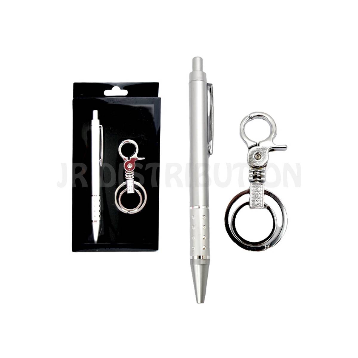 Pen + Keychain Gift Set