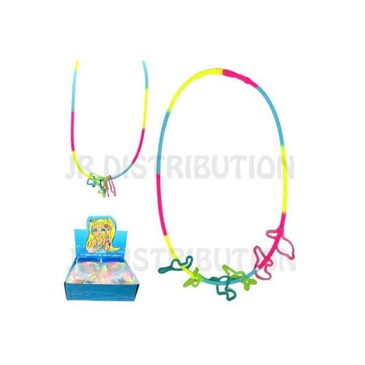 Silicone Necklace + 6 Elastic Animals