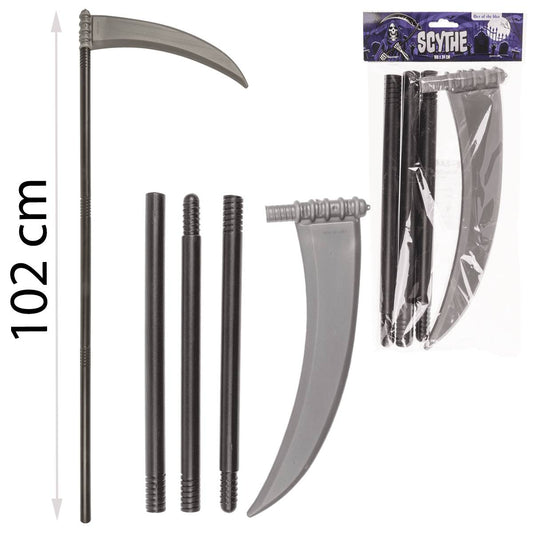 Collapsible Halloween Scythe 102cm