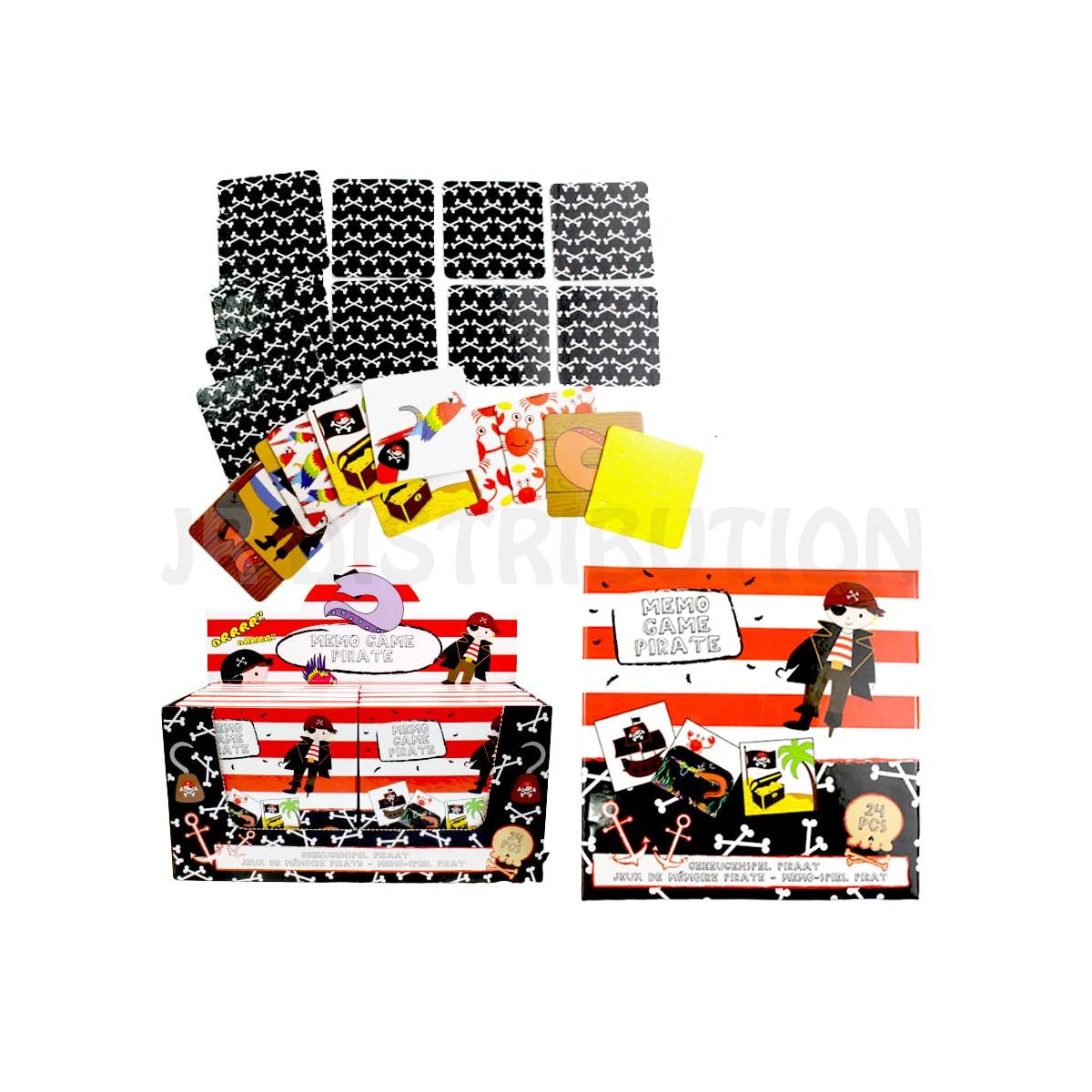 Memo Game “Pirates” in Box