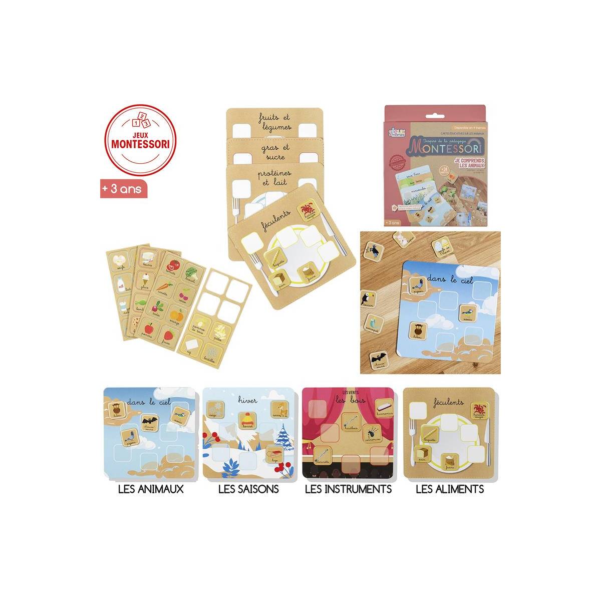 Educational Game: I Understand Animals, Seasons, Instruments, Food