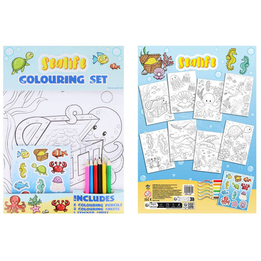 Ocean Coloring Kit 21 x 30 cm