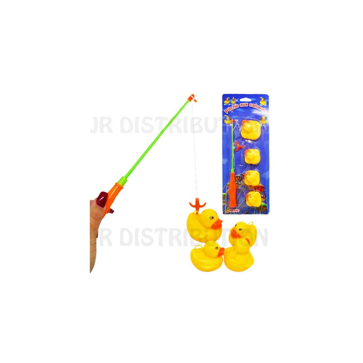 Duck Fishing Kit: 1 Rod + 4 Ducks