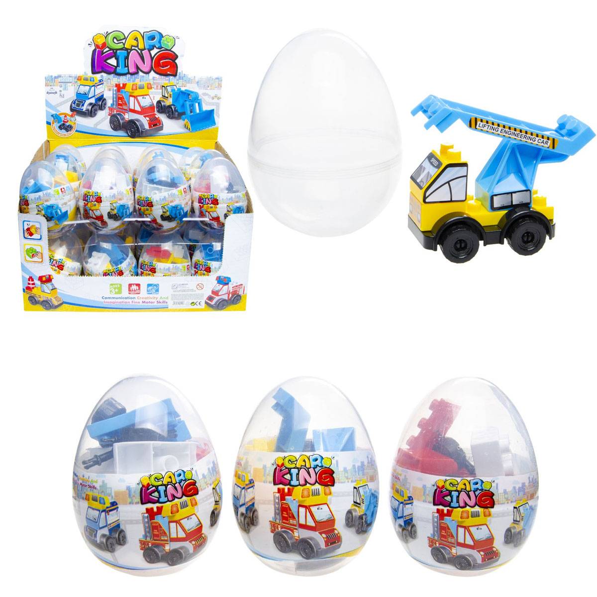 Surprise Egg with Buildable Vehicle