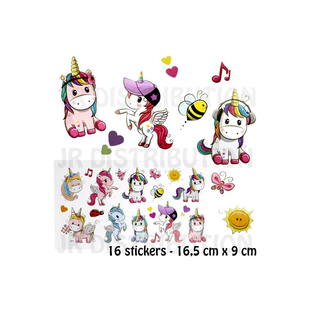 Sticker Sheet / Decals "Unicorn"