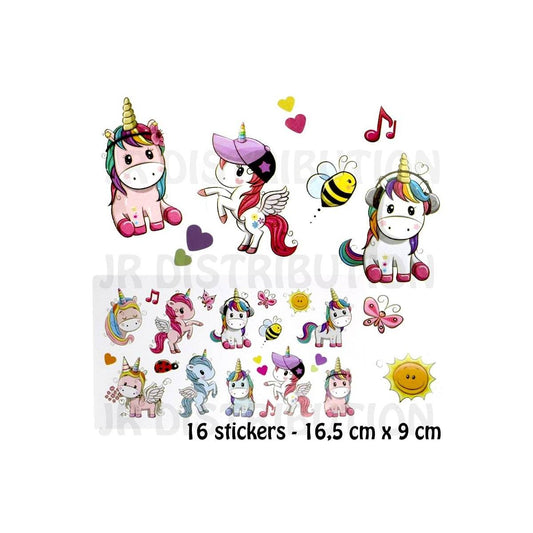 Sticker Sheet / Decals "Unicorn"