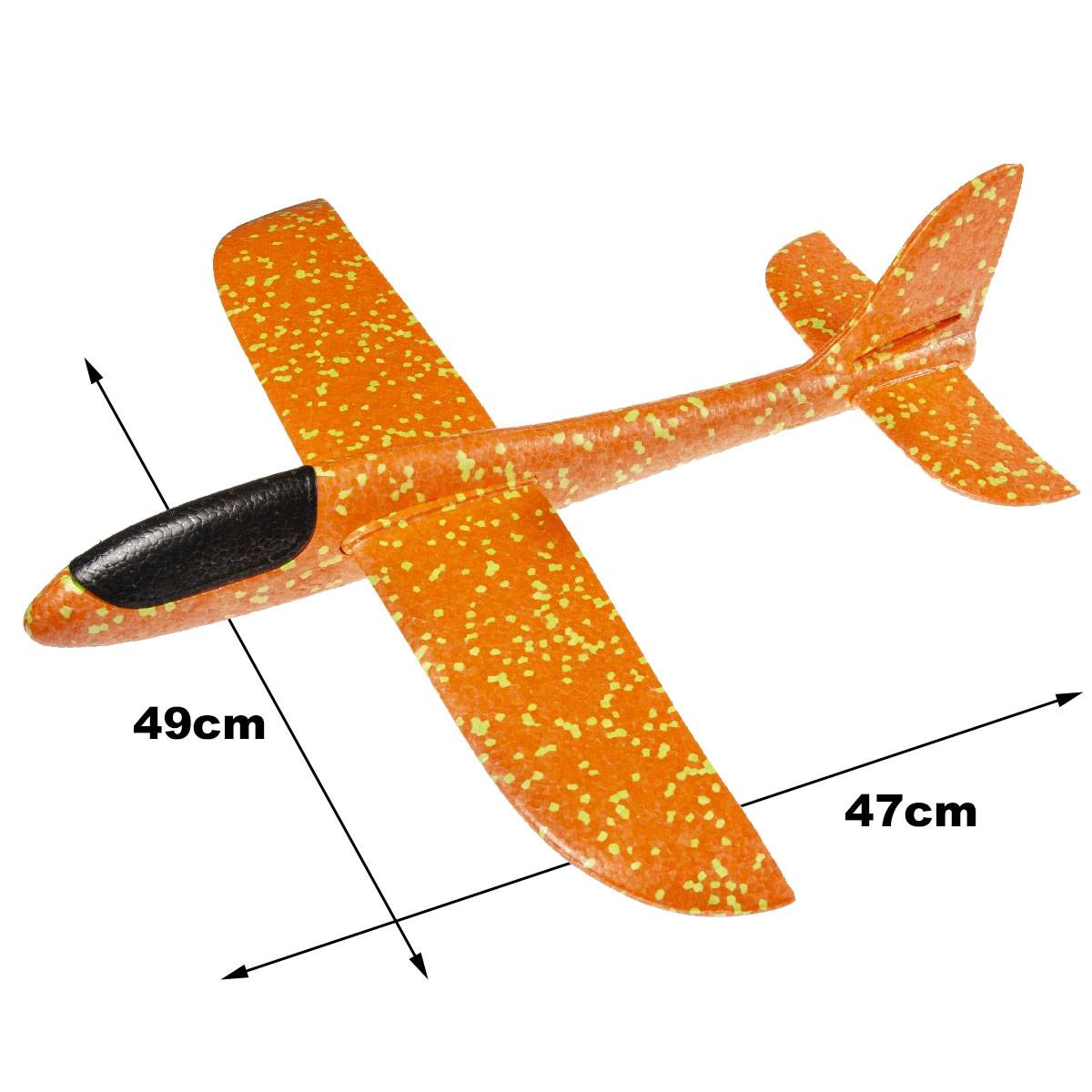 Polystyrene Glider to Assemble, Large, 49x47 cm