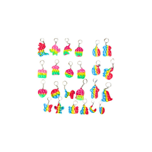 Multicolor Pop-It Keychain