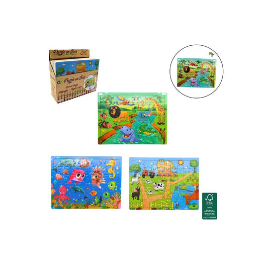 Wooden Puzzle 60 Pieces 22.5 x 30cm
