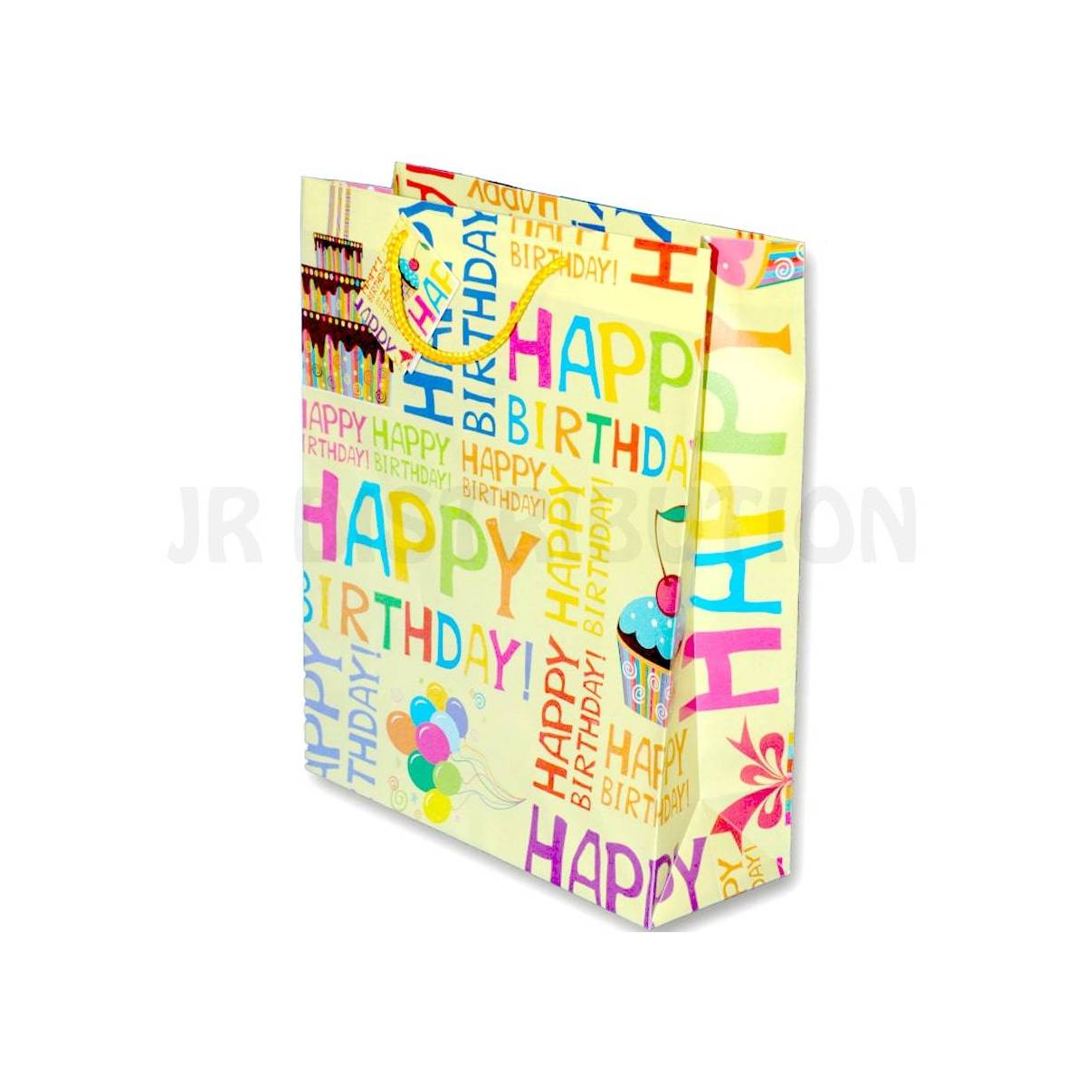 Multicolor "Happy Birthday" Gift Bag