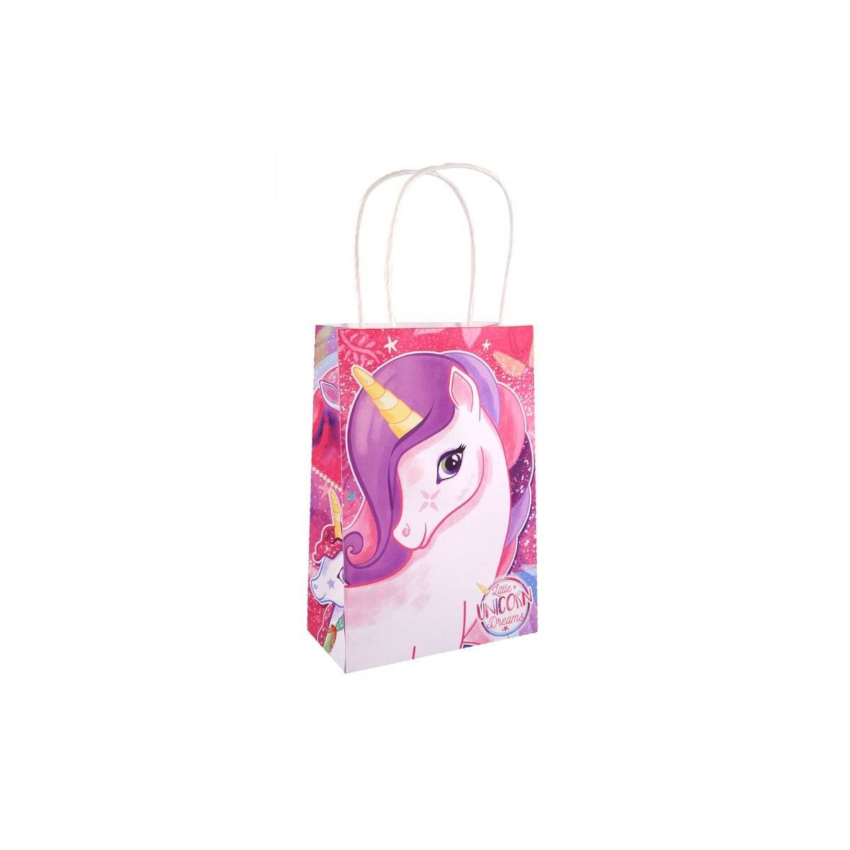 "Unicorn" Paper Bag with Handles 21 x 14 x 7 cm