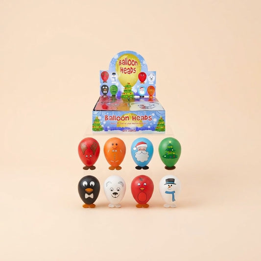 Christmas Balloon on Stand Stocking Filler - studio photo